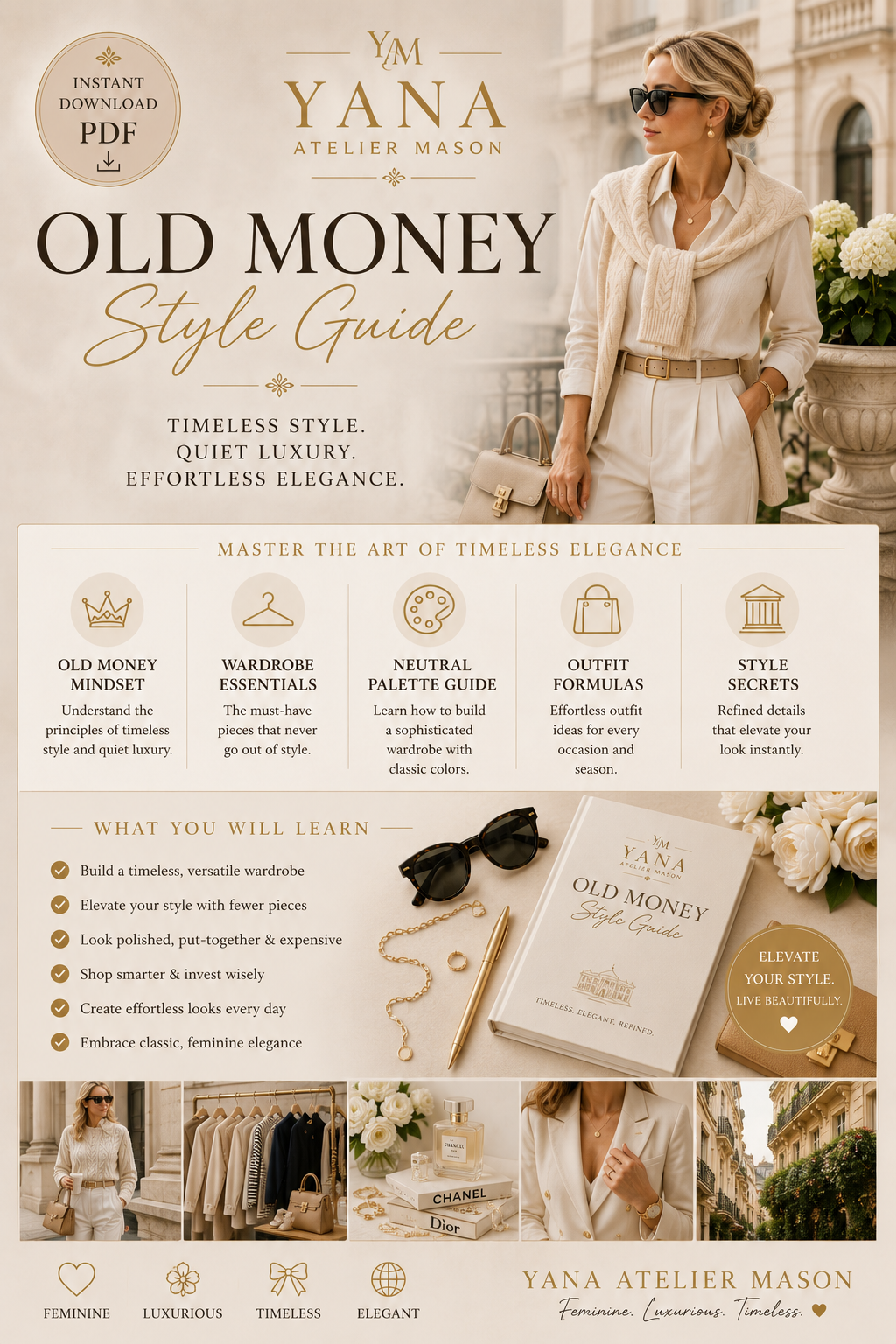 Old Money Style Guide | Timeless Luxury Wardrobe & Elegant Quiet Luxury Fashion Guide