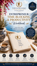 Entrepreneur Time Blocking & Productivity Workbook | Printable Business Planner