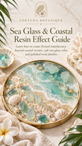 Sea Glass & Coastal Resin Effect Guide | Frosted Translucency, Coastal Texture & Epoxy Resin Tutorial PDF