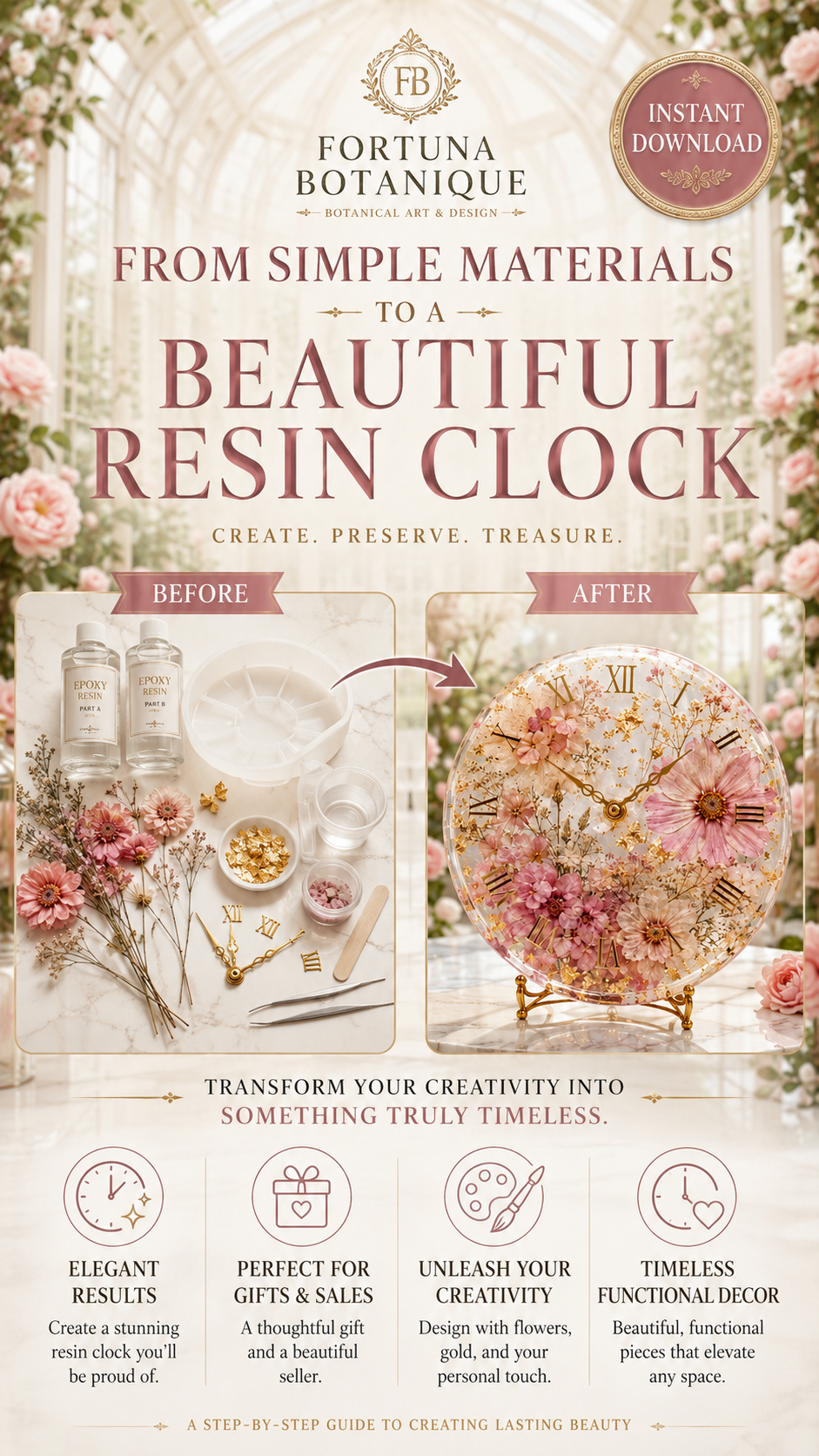Resin Clock Tutorial Guide for Beginners