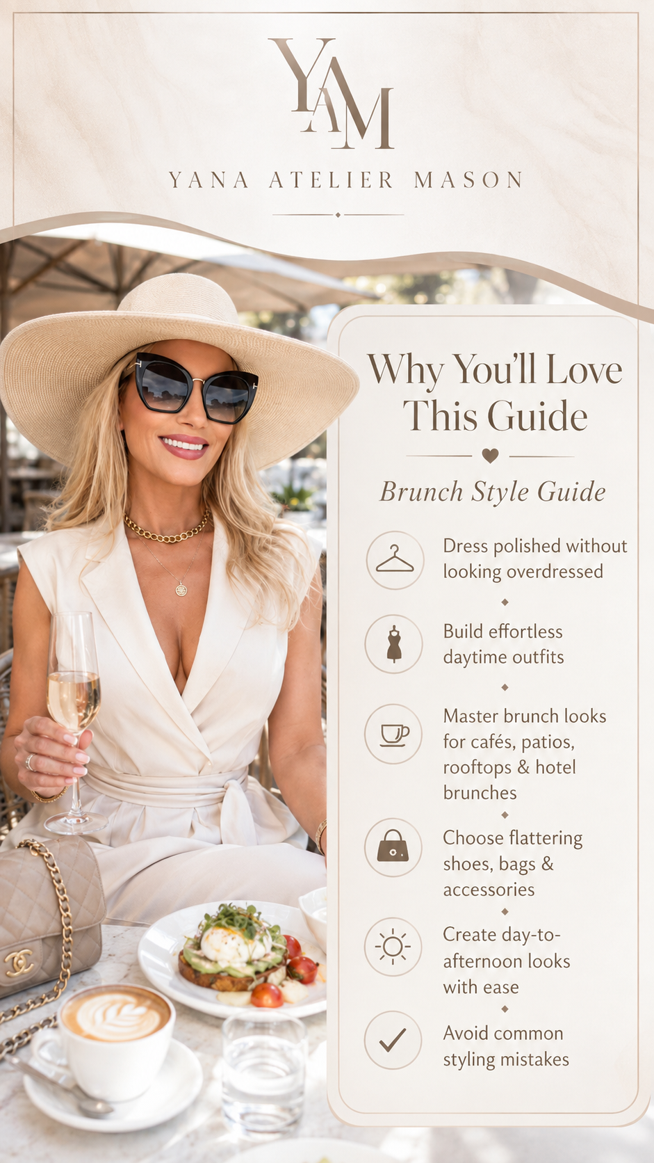 Brunch Style Guide | Chic Brunch Outfit Ideas, Elegant Daytime Fashion, Weekend Style & Outfit Planning PDF