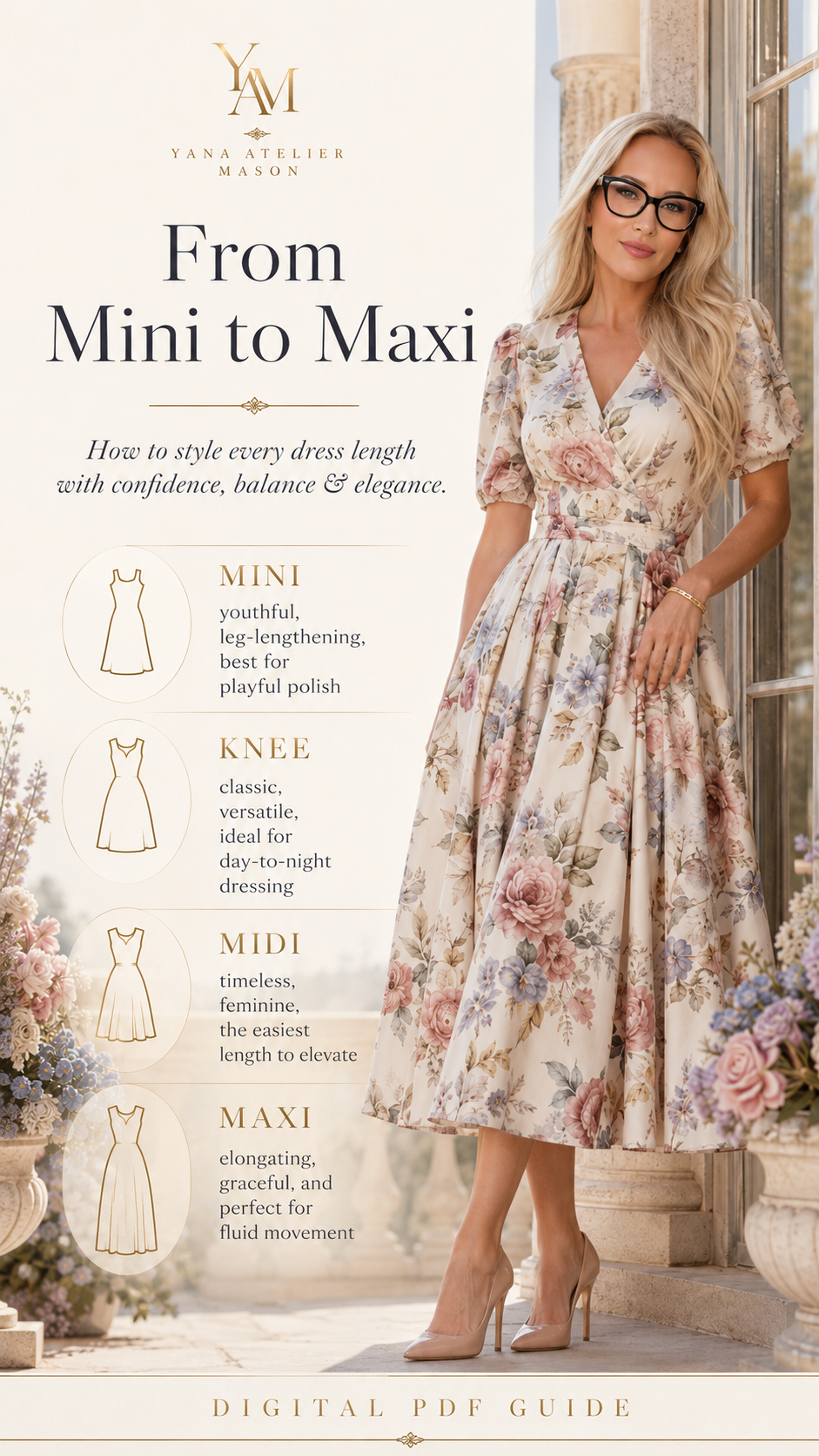 Dress Length & Hemline Styling Guide | Flattering Dress Proportions & Outfit PDF