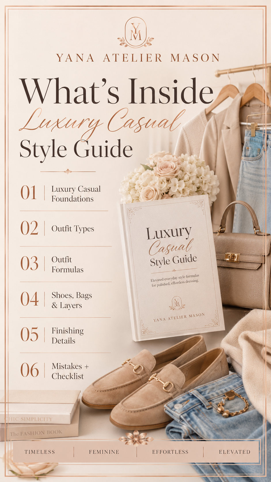 Luxury Casual Style Guide | Women’s Elevated Everyday Outfit & Wardrobe Guide