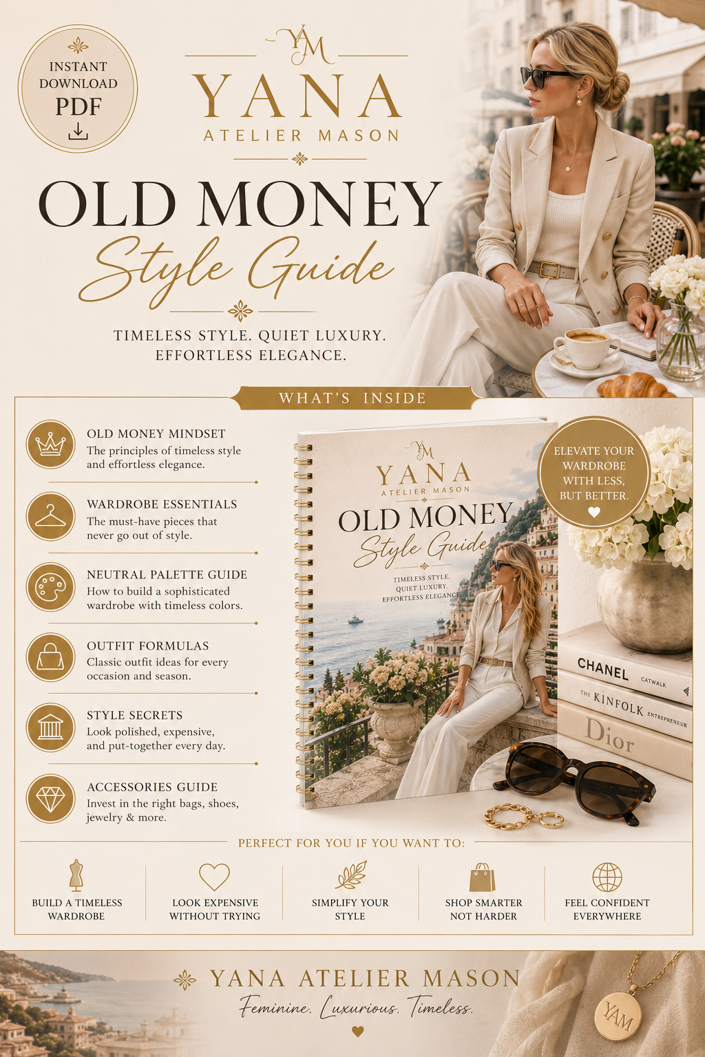 Old Money Style Guide | Timeless Luxury Wardrobe & Elegant Quiet Luxury Fashion Guide