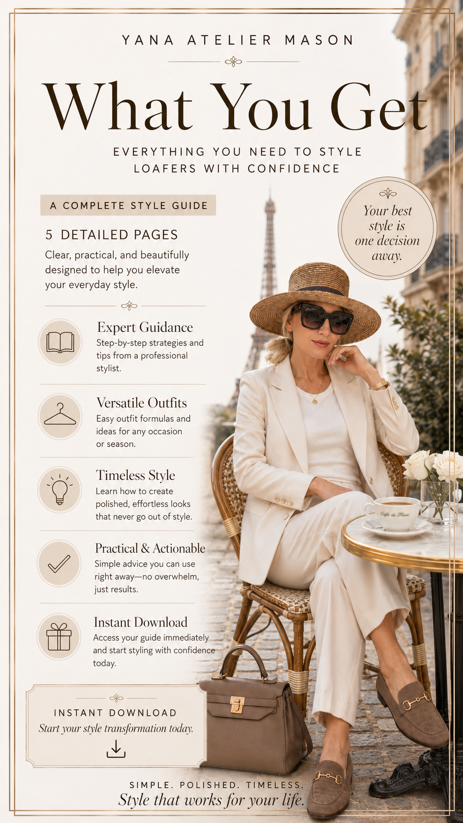 How to Style Loafers | Women’s Fashion Style Guide | Chic Outfit Ideas, Capsule Wardrobe & Timeless European Style