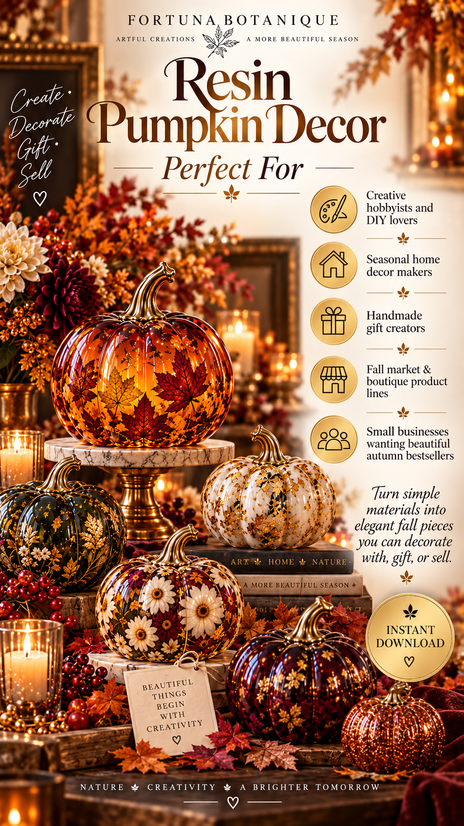 Resin Pumpkin Decor Guide | Luxury Fall Resin Tutorial