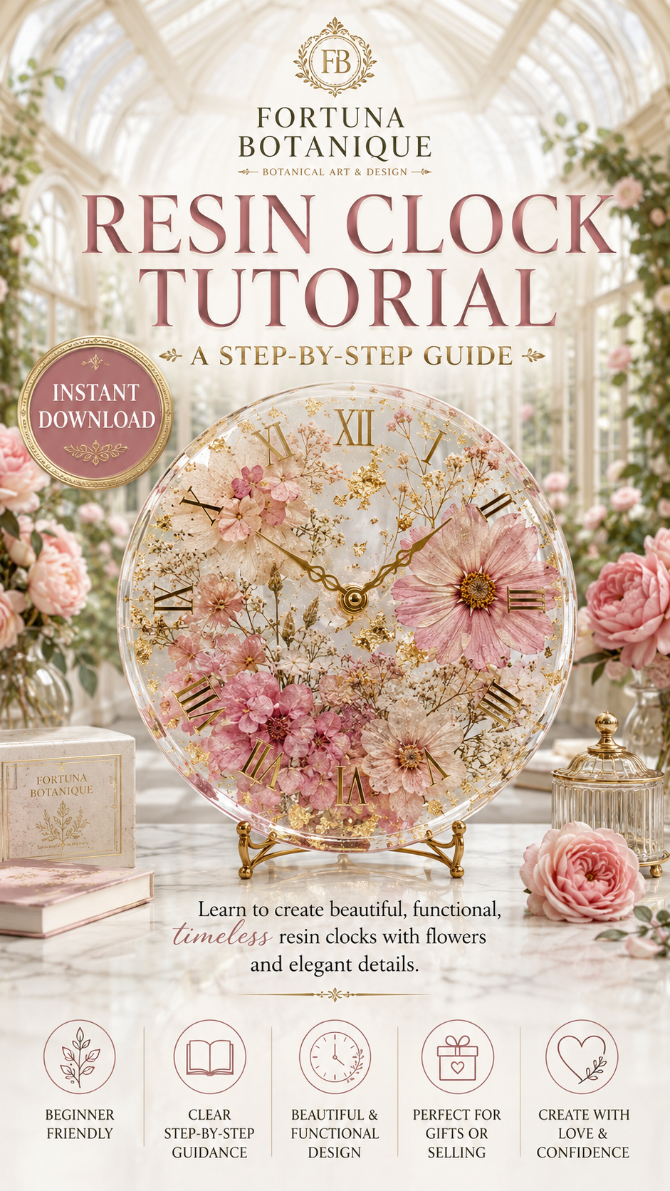 Resin Clock Tutorial Guide for Beginners