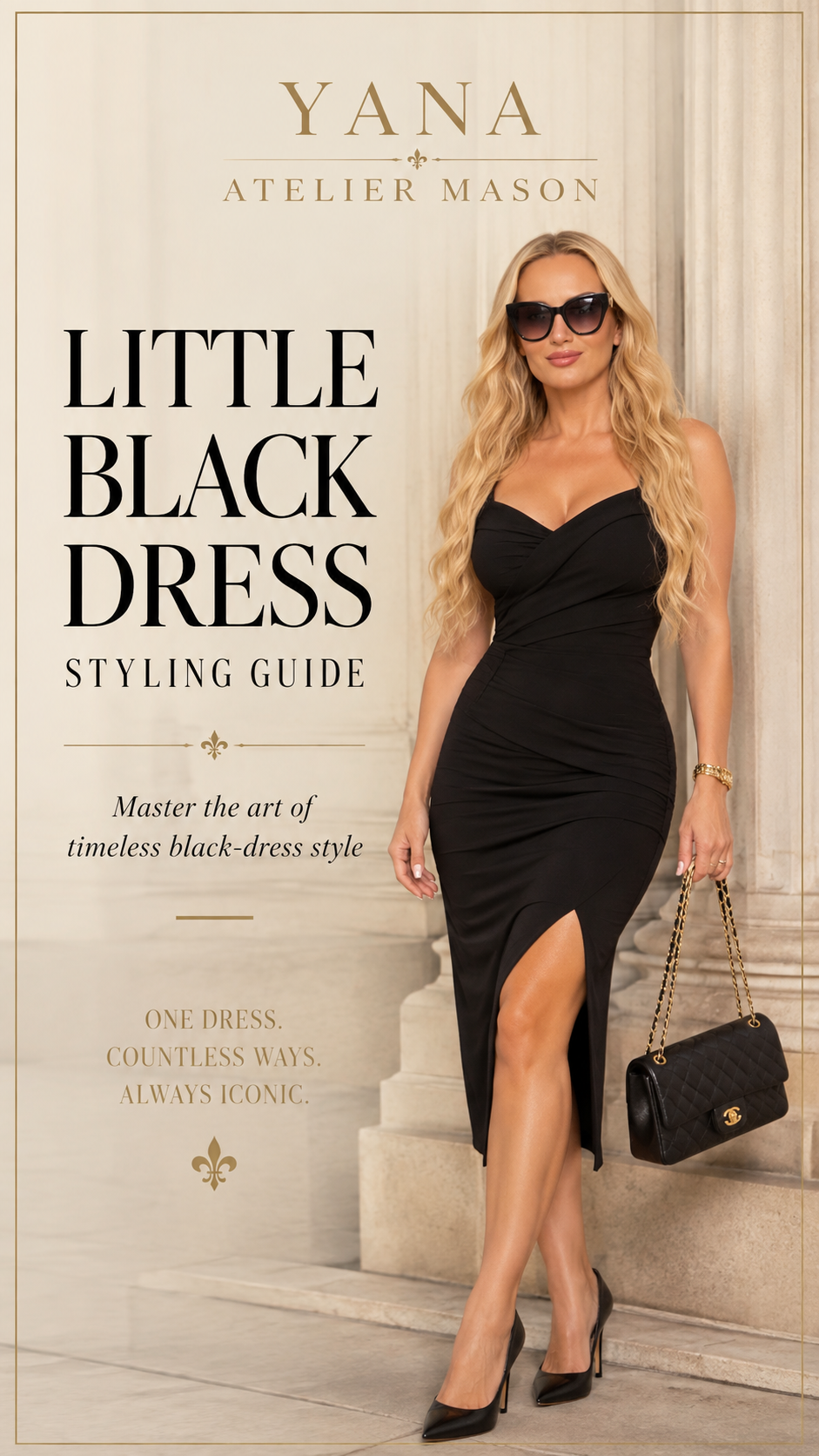 Little Black Dress Styling Guide | LBD Outfit Ideas | Elegant Women’s Fashion Guide | Digital Style Guide