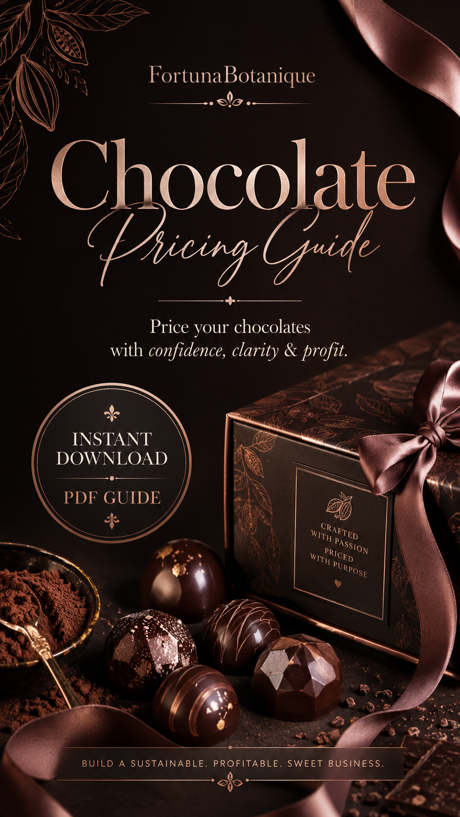 Chocolate Pricing Guide | Chocolatier Product Pricing, Profit Margin & Wholesale Pricing PDF Guide