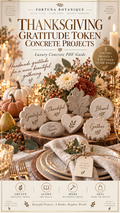 Thanksgiving Napkin Ring Holder Concrete Projects Guide | DIY Holiday Table Tutorial