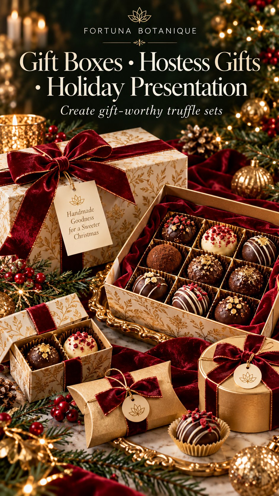 Christmas Chocolate Truffle Guide | Holiday Truffle Recipes, Decorating, Gifting & Selling