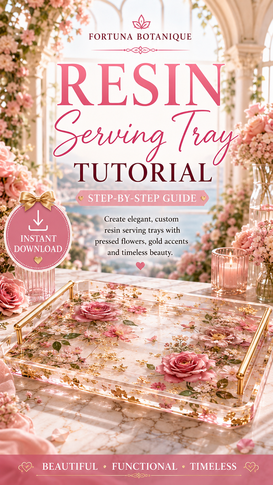 Resin Serving Tray Tutorial Guide for Beginners