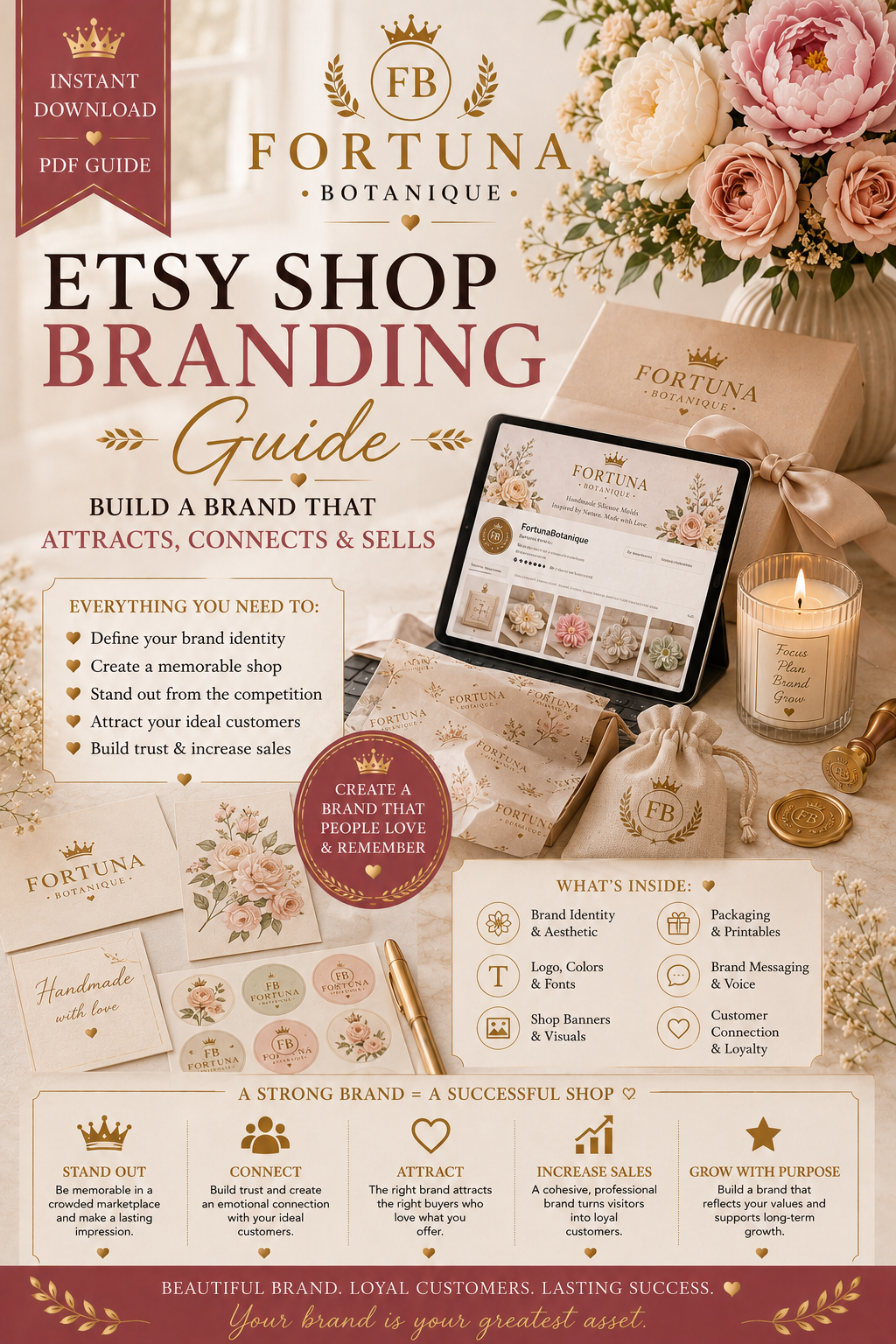 Etsy Shop Branding Guide | Instant PDF Download