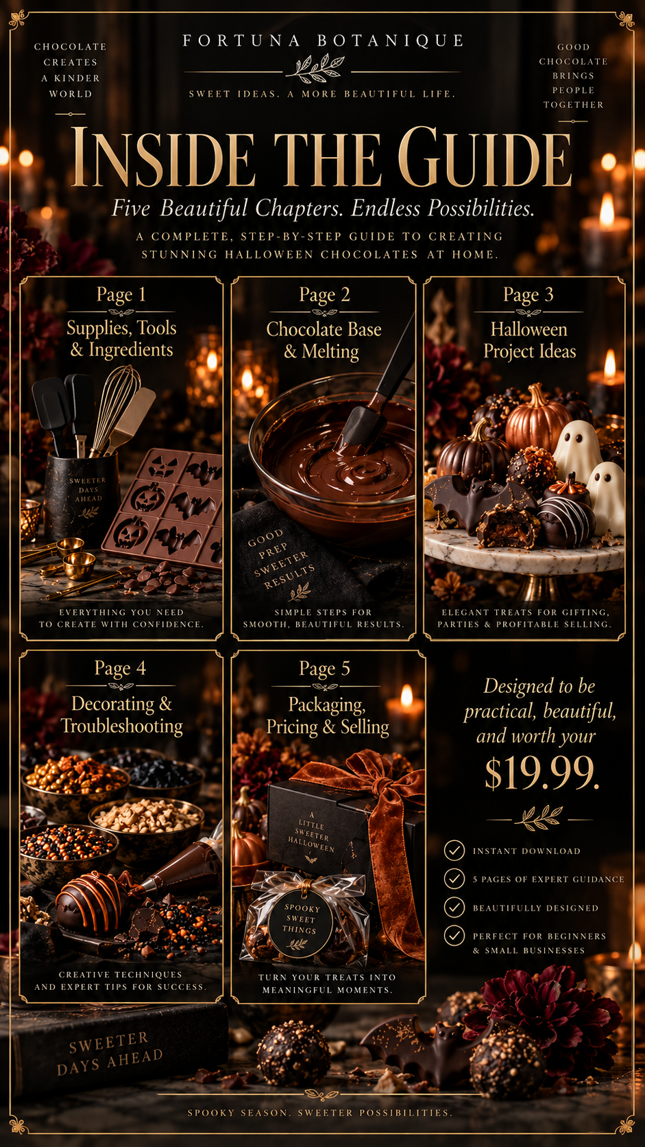Halloween Chocolate Guide | 5 Spooky Chocolate Projects & Selling Ideas