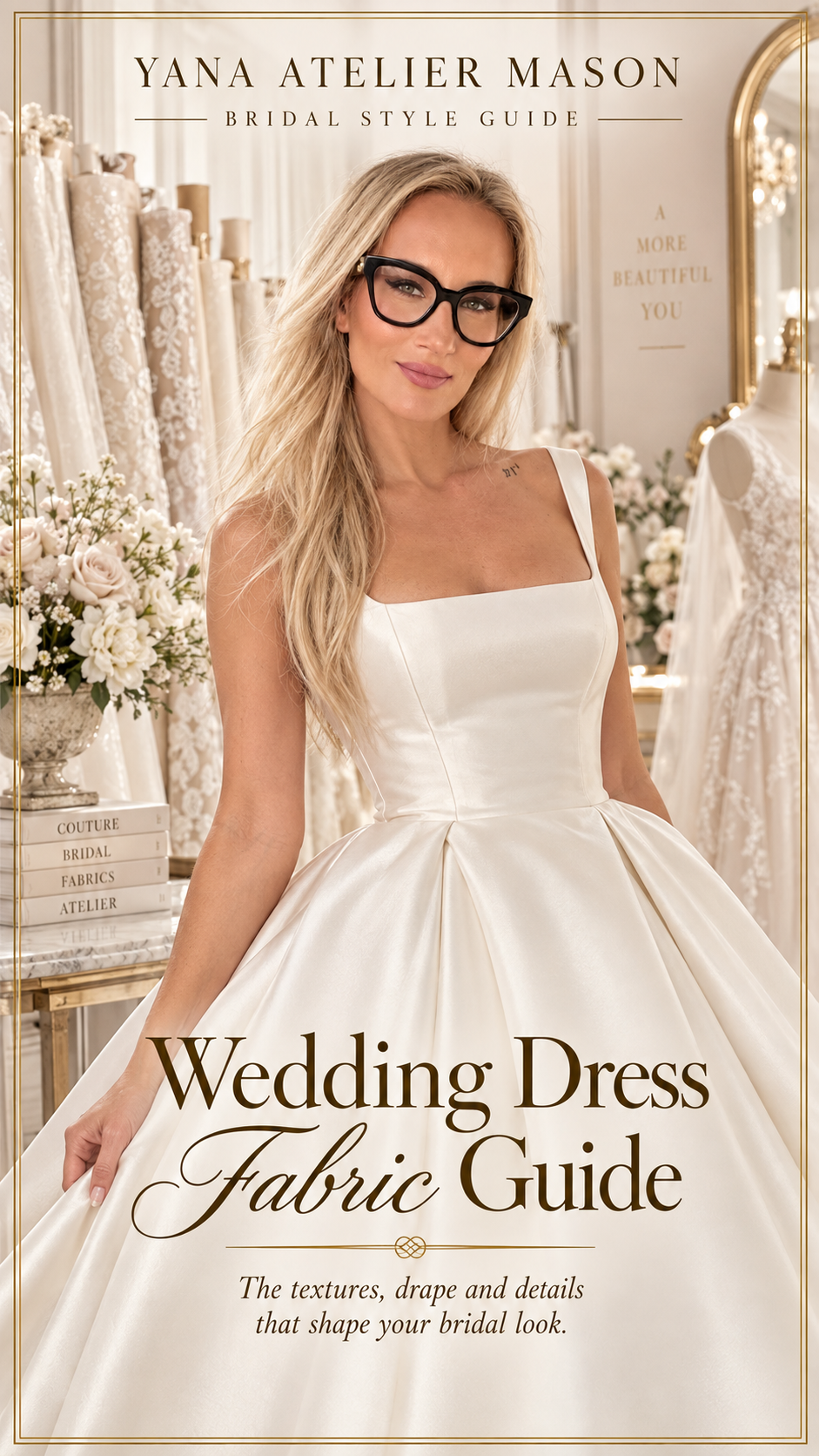Wedding Dress Fabric Guide | Bridal Fabrics, Texture, Drape & Dress Styling