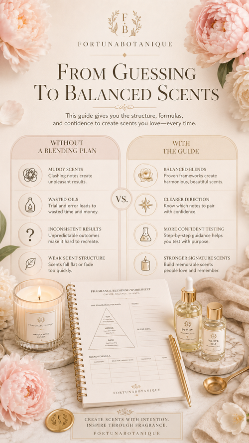 Candle Scent Blending Guide | Fragrance Pairing & Candle Scent Planning PDF