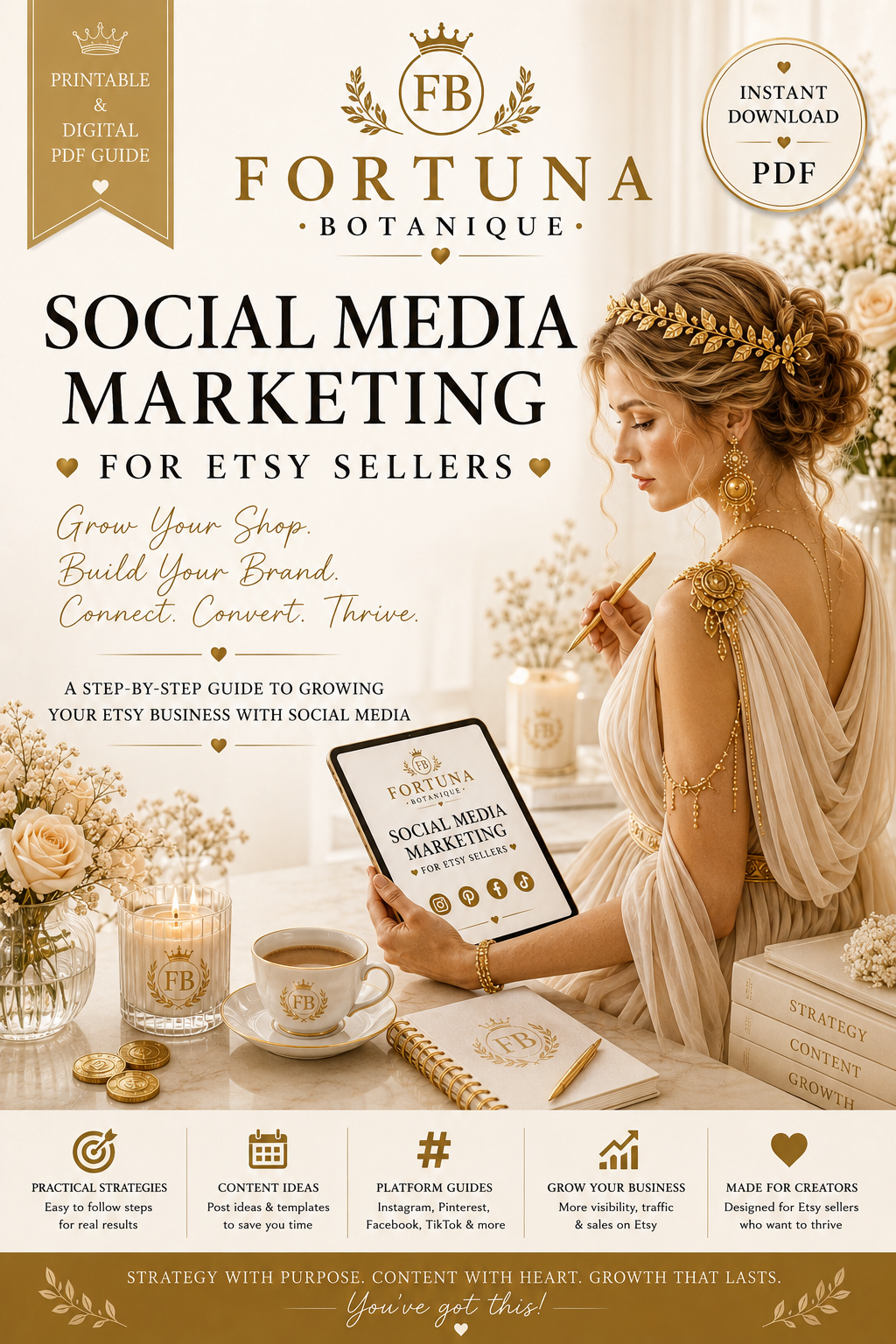 Social Media Marketing for Etsy Sellers | Instant PDF Download