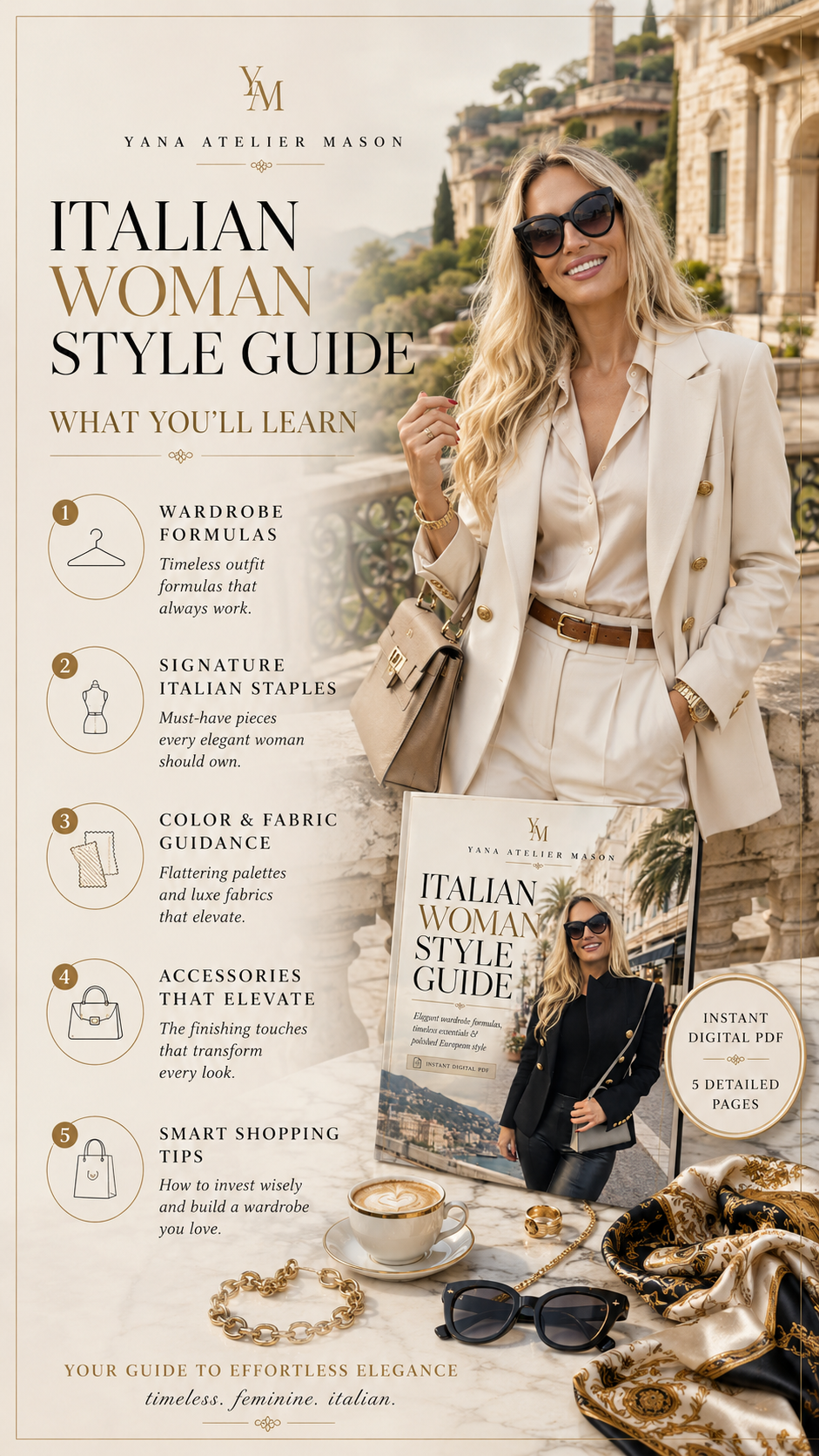 Italian Woman Style Guide | Digital PDF