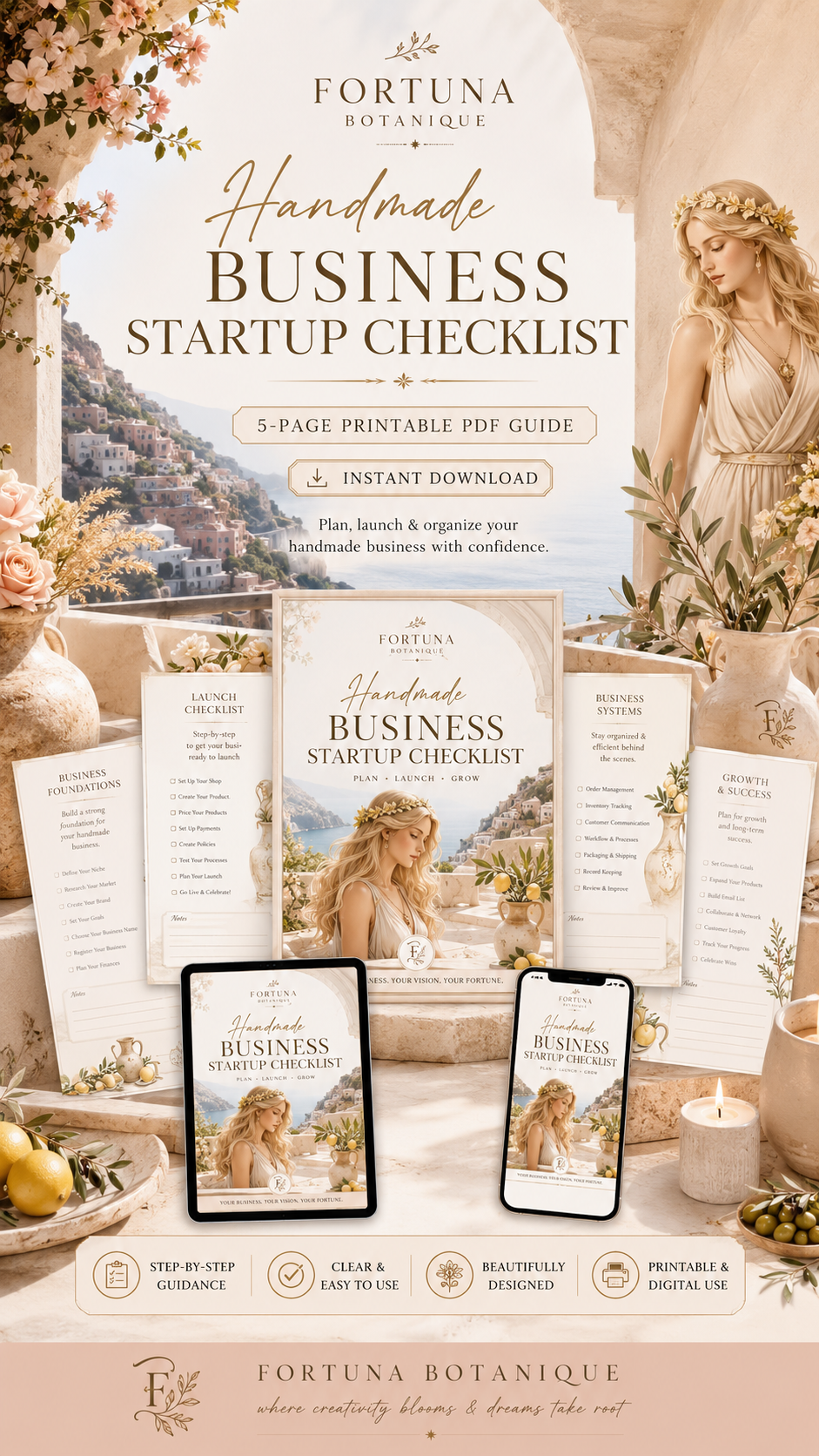 Handmade Business Startup Checklist | Printable Business Planner