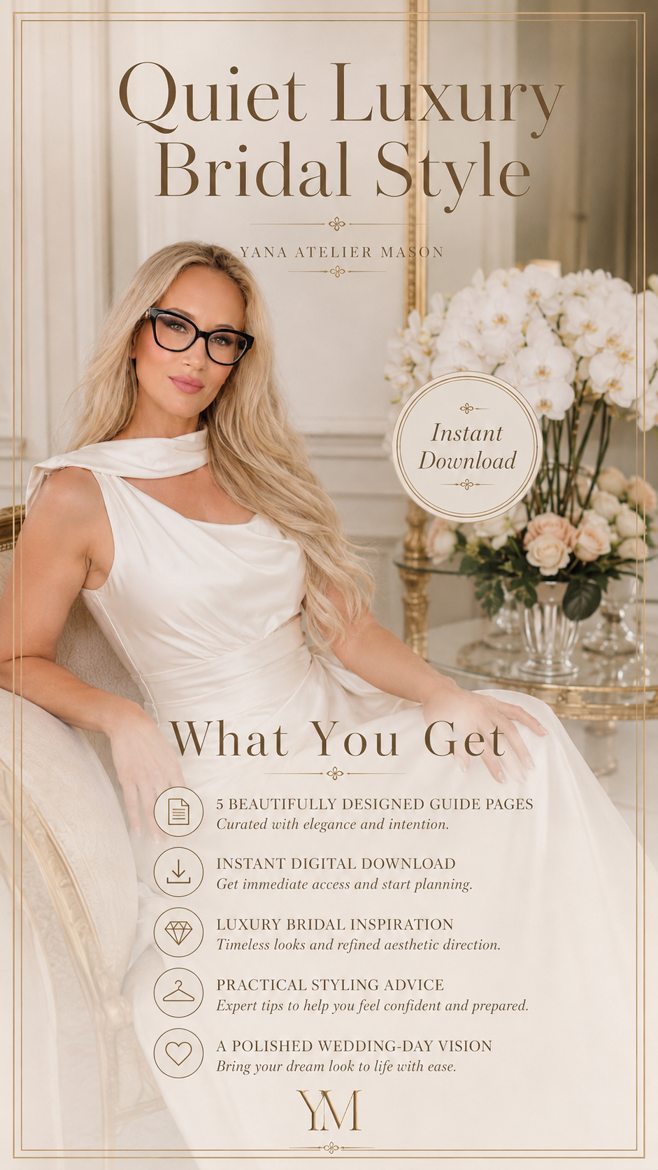 Quiet Luxury Bridal Style Guide | Elegant Luxury Wedding Styling