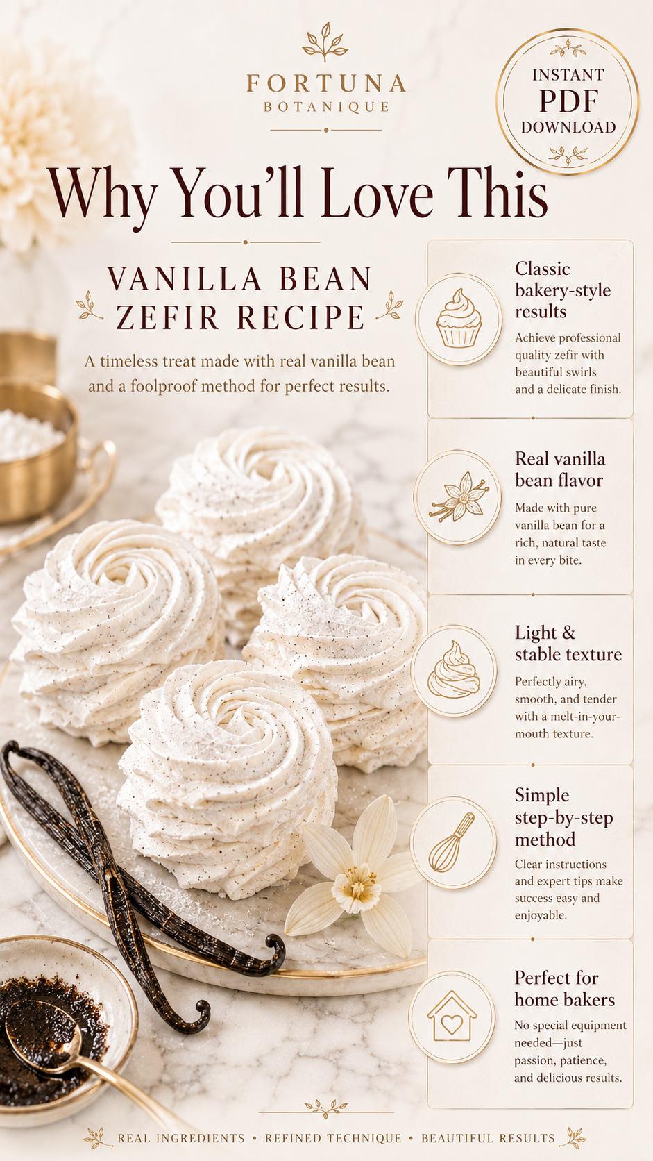 Vanilla Bean Zefir Recipe Guide | Classic Bakery-Style Zefir Recipe & Technique