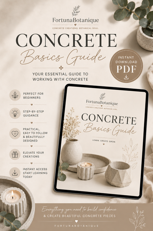 Concrete Basics Guide | Beginner’s Guide to Concrete Casting | Instant PDF Download