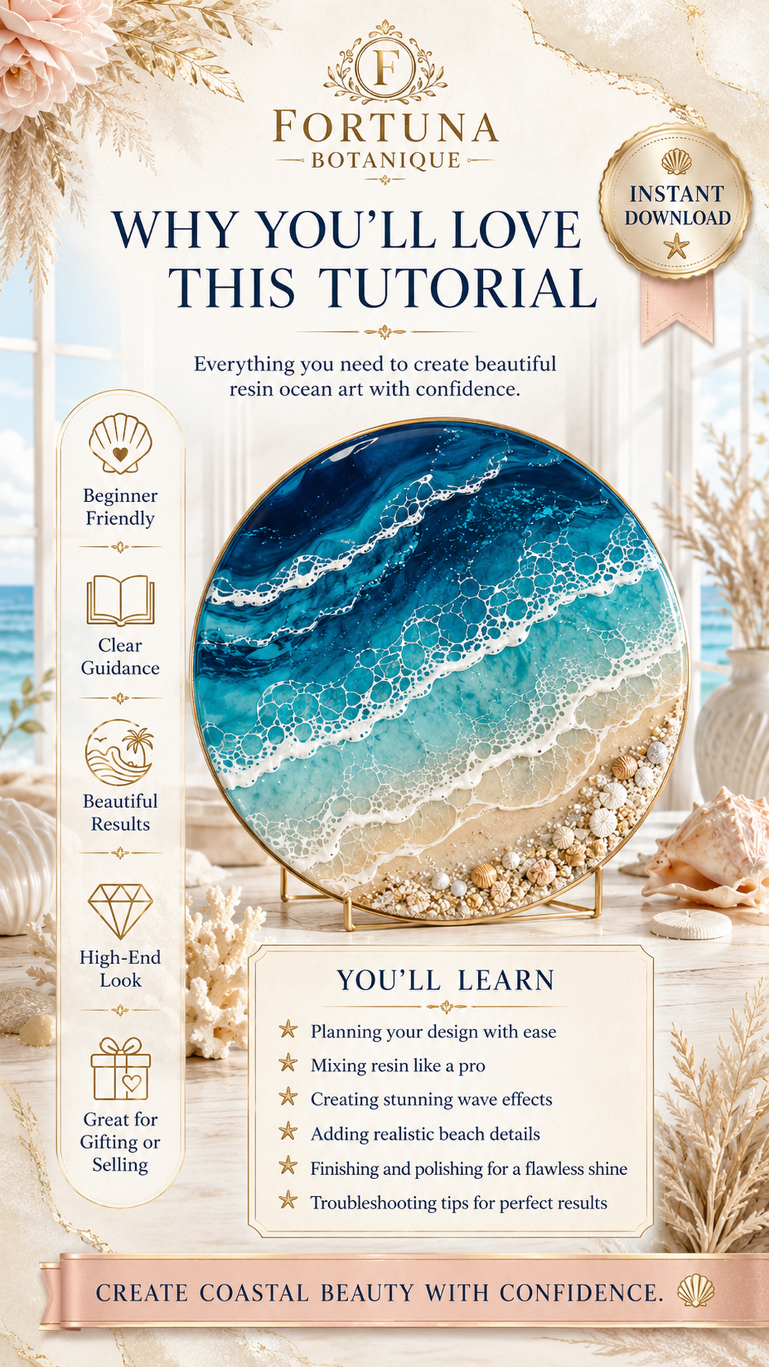 Resin Ocean Art Tutorial Guide for Beginners