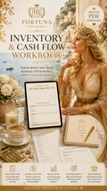 Inventory & Cash Flow Workbook for Small Business | Financial Planning Spreadsheet | Budget Tracker | Profit Planning PDF | Instant Download