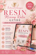 Resin Mixing Ratio Guide | Complete Epoxy Resin Measuring & Mixing Tutorial | Instant PDF Download