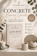 Concrete Basics Guide | Beginner’s Guide to Concrete Casting | Instant PDF Download
