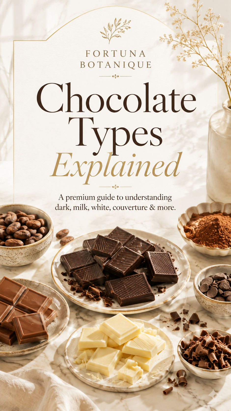 Chocolate Types Explained | Dark, Milk, White & Couverture Chocolate Guide