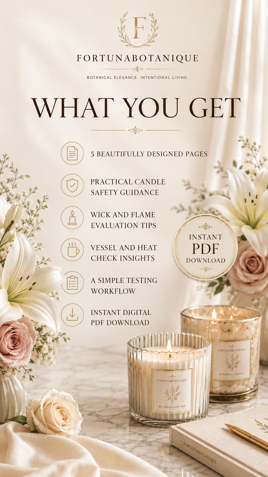 Candle Safety Testing Guide | Candle Making PDF Download