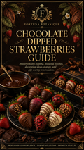 Chocolate Dipped Strawberries Guide | Chocolate Covered Strawberries, Dipping, Decorating & Storage PDF