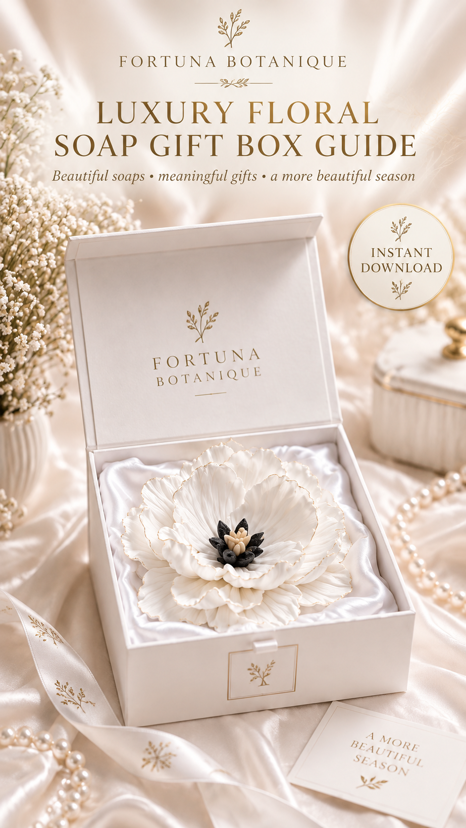 Luxury Floral Soap Gift Box Guide | Elegant Handmade Soap Packaging & Gifting PDF