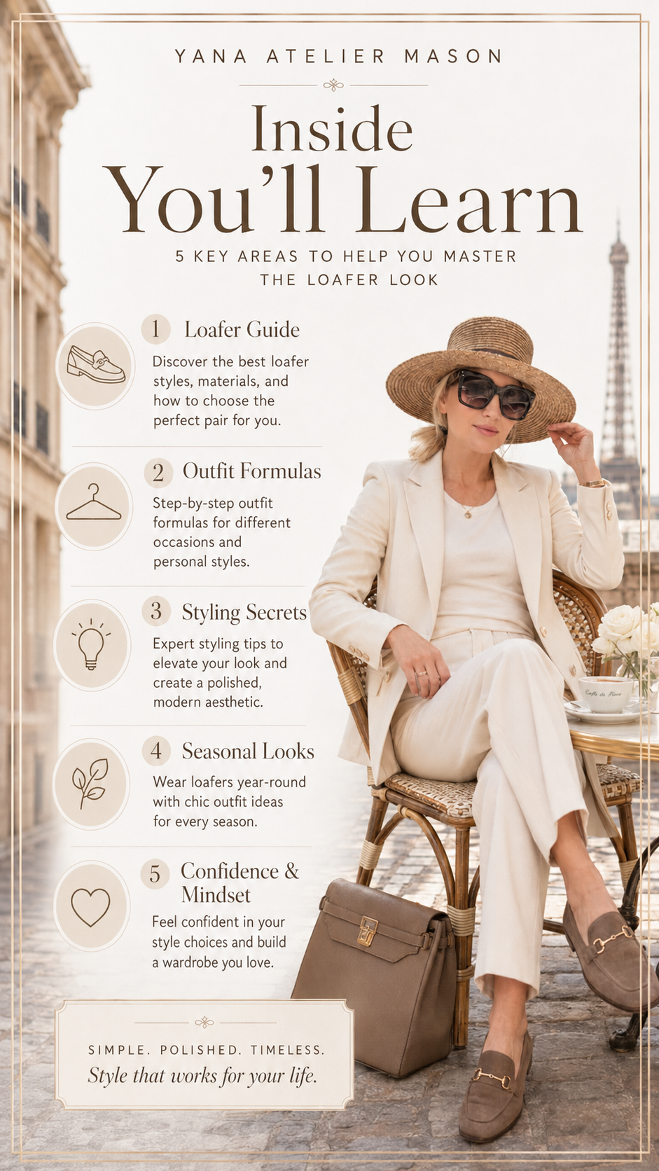 How to Style Loafers | Women’s Fashion Style Guide | Chic Outfit Ideas, Capsule Wardrobe & Timeless European Style