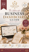 The Ultimate Business Dashboard Guide | KPI Tracker PDF | Business Dashboard | Etsy Seller Planner | Shopify Business Guide | Handmade Business Workbook