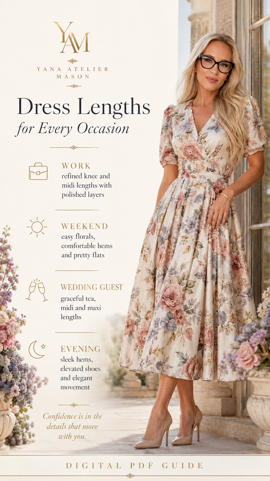 Dress Length & Hemline Styling Guide | Flattering Dress Proportions & Outfit PDF