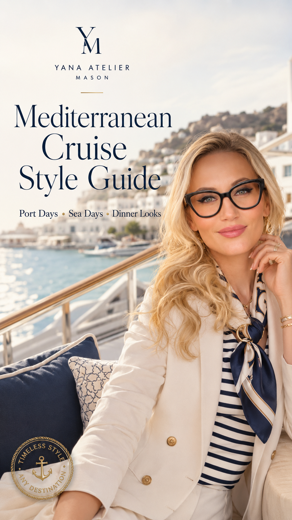Mediterranean Cruise Style Guide | Cruise Outfit Ideas, Packing Guide, Resort Wear & Elegant Vacation Style PDF