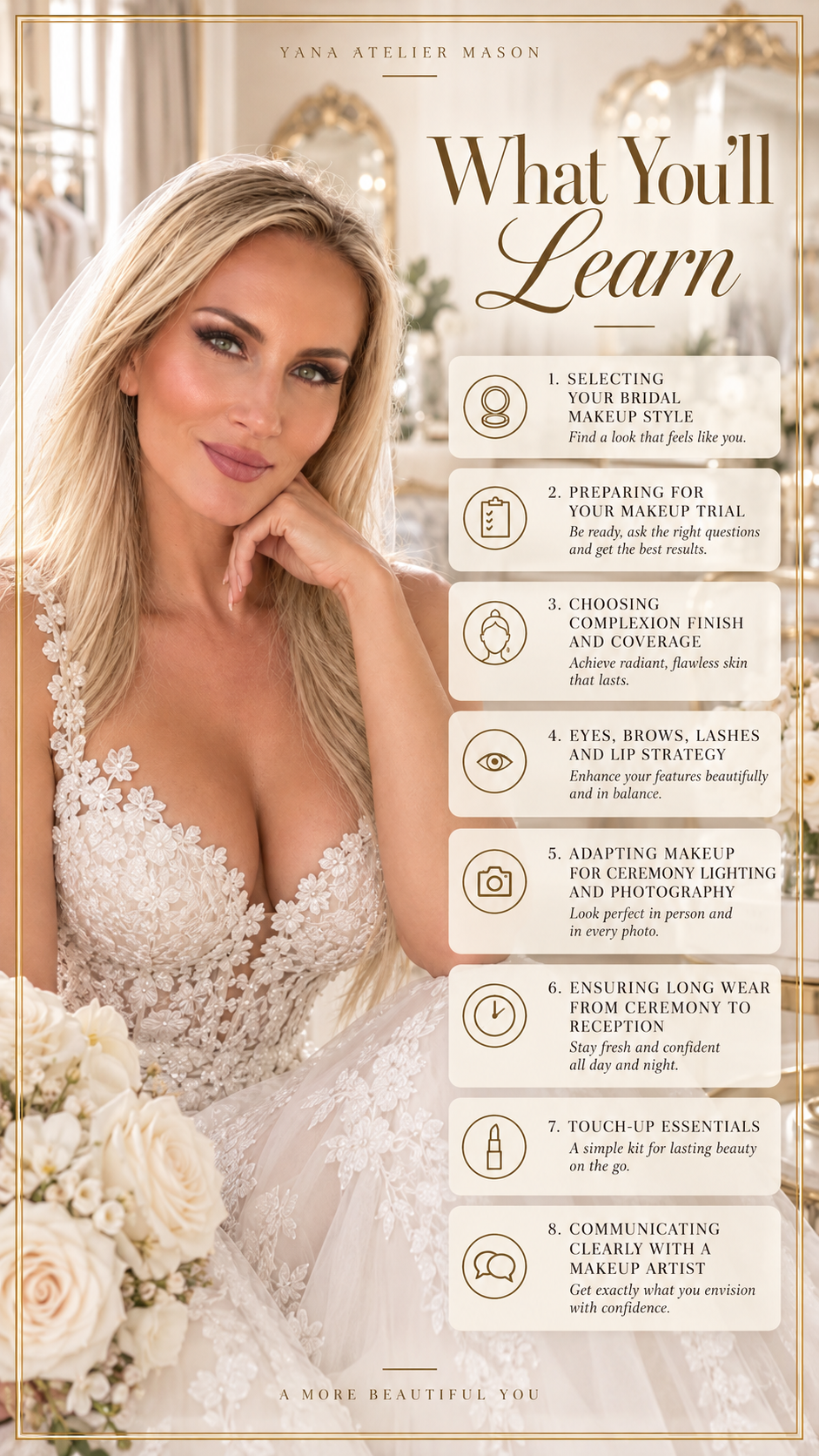 Bridal Makeup Guide | Elegant Wedding Day Beauty & Luxury Bridal Makeup Styling