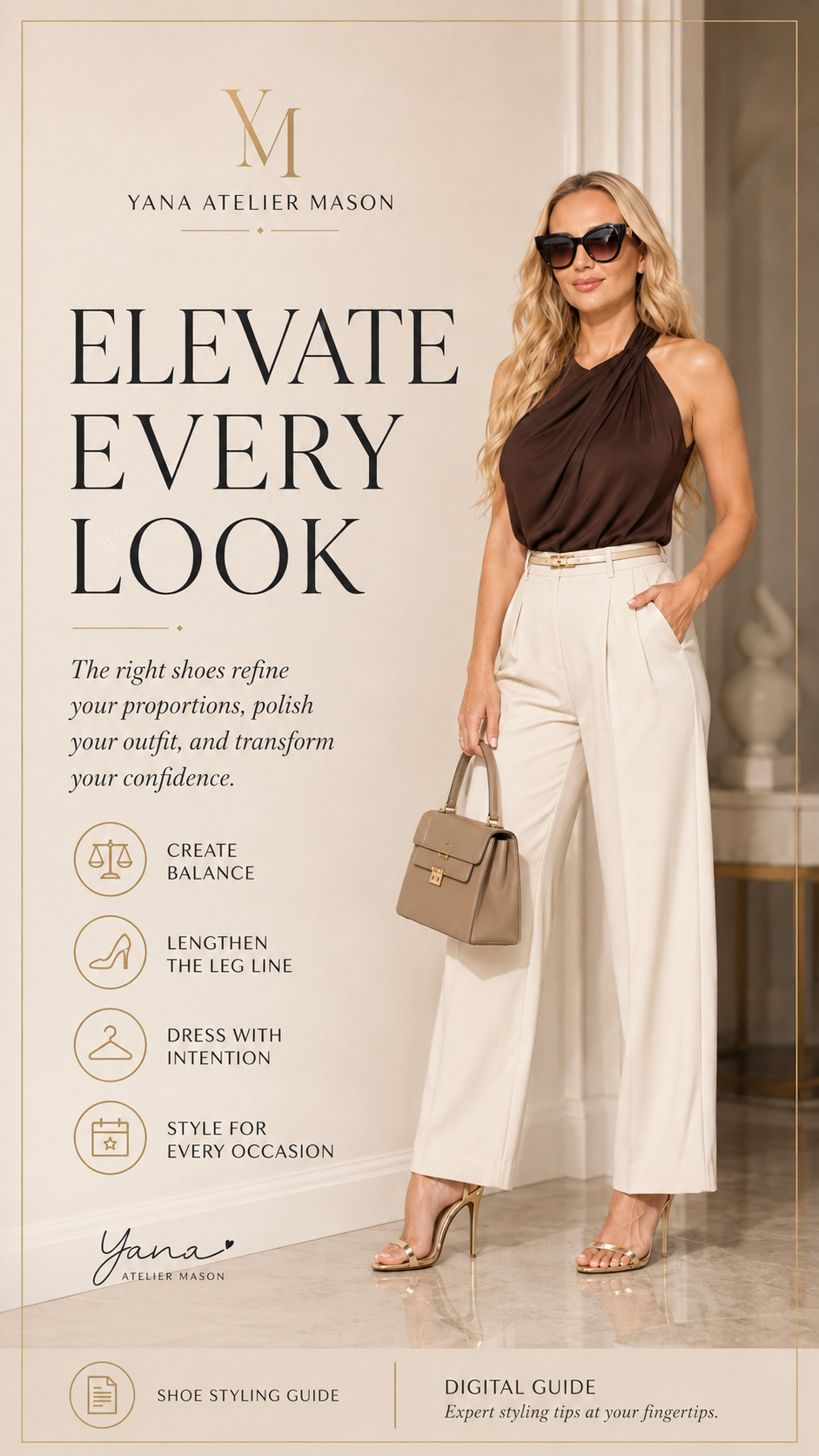 Shoe Styling Guide | Women’s Shoe Outfit Ideas | Footwear Pairing & Proportion Guide | Digital Fashion Style Guide