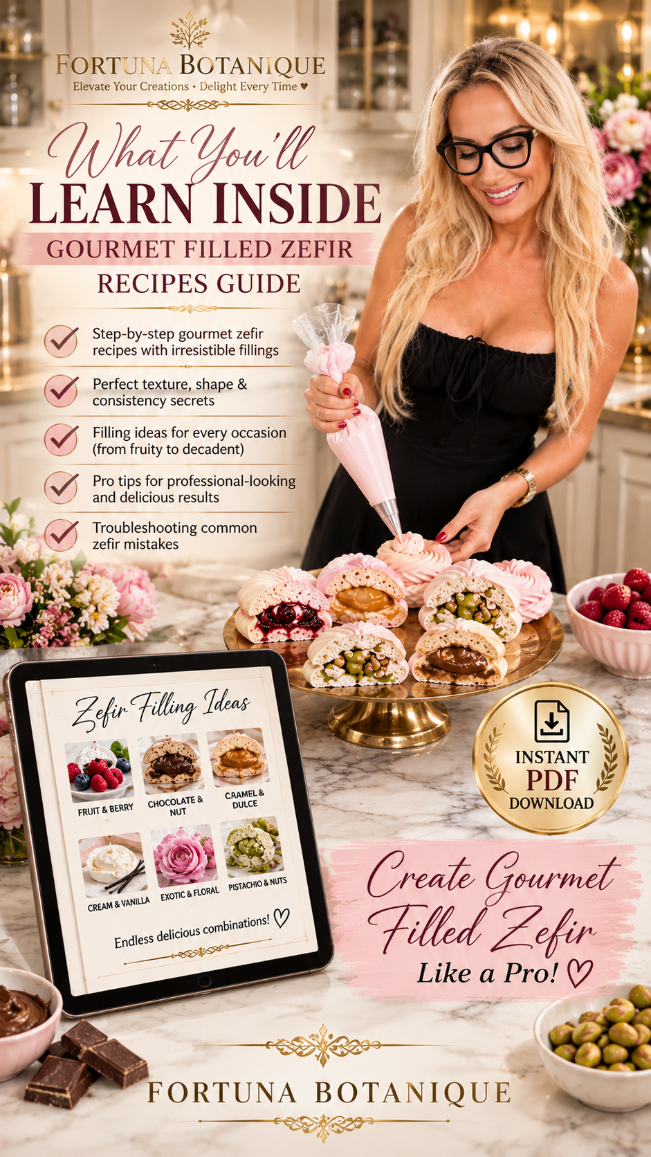 Gourmet Filled Zefir Recipes Guide | Step-by-Step Filled Zefir PDF