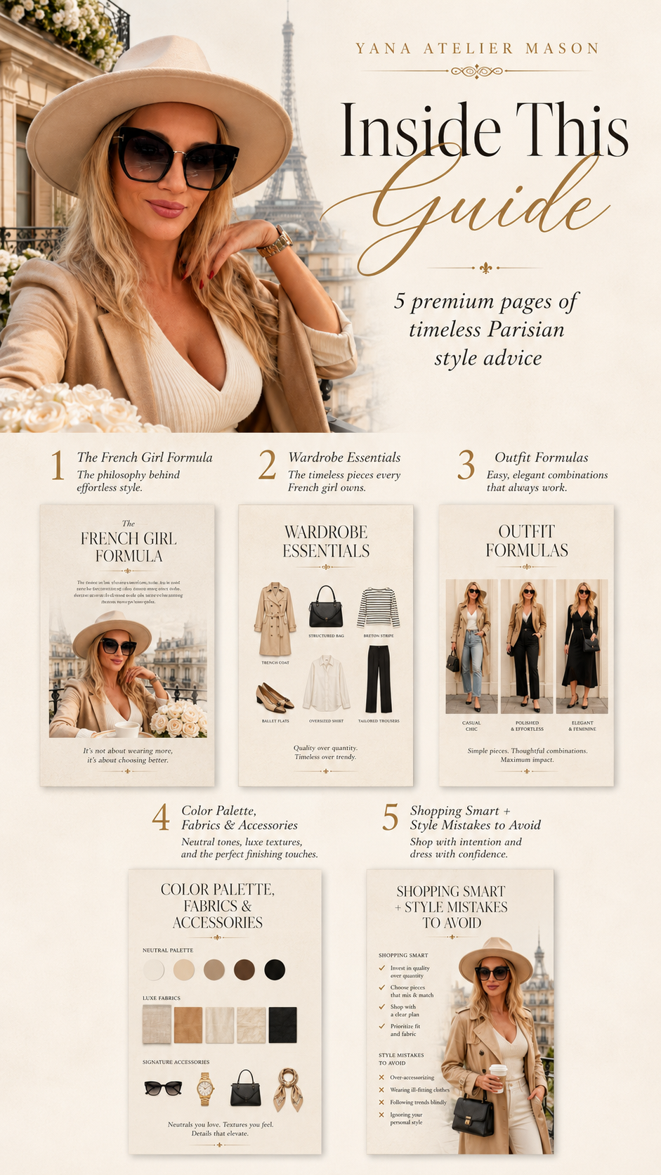 French Girl Style Guide | Digital PDF