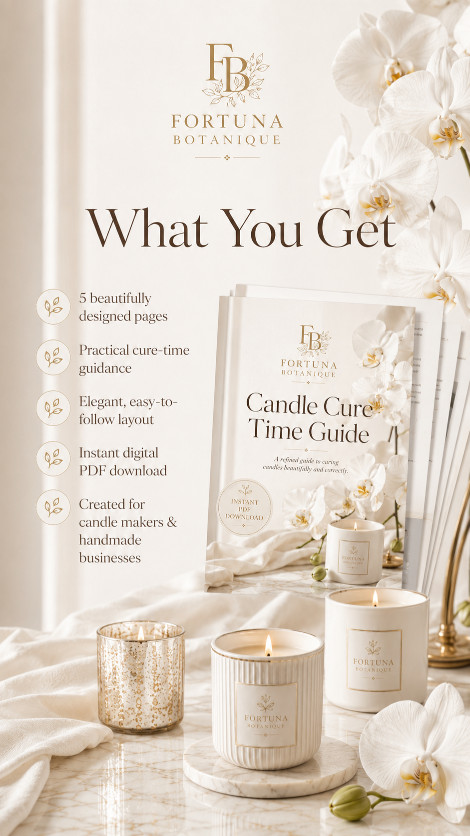 Candle Cure Time Guide | Candle Making PDF Download