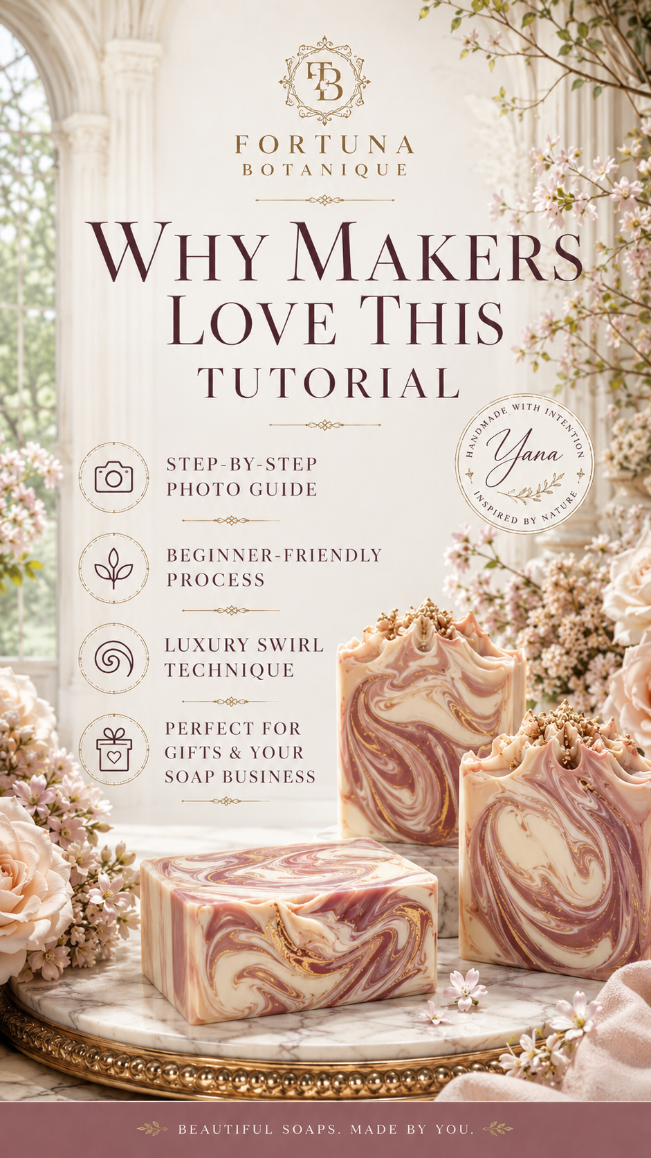 Swirl Soap Tutorial PDF Guide | Luxury Artisan Soapmaking Technique | Instant Digital Download