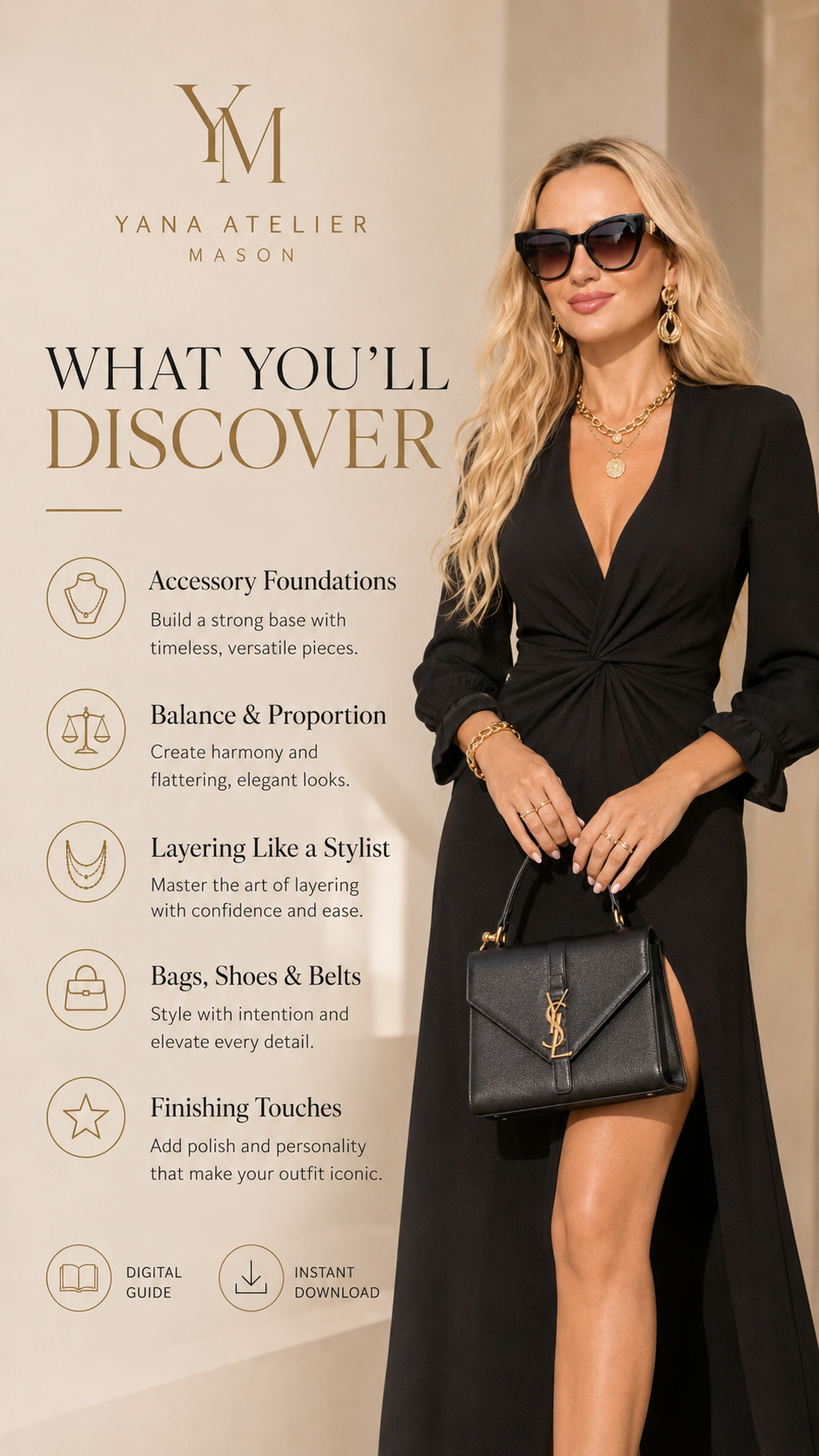 Accessories Styling Master Guide | Jewelry, Handbag, Shoe & Belt Styling | Women’s Digital Fashion Guide