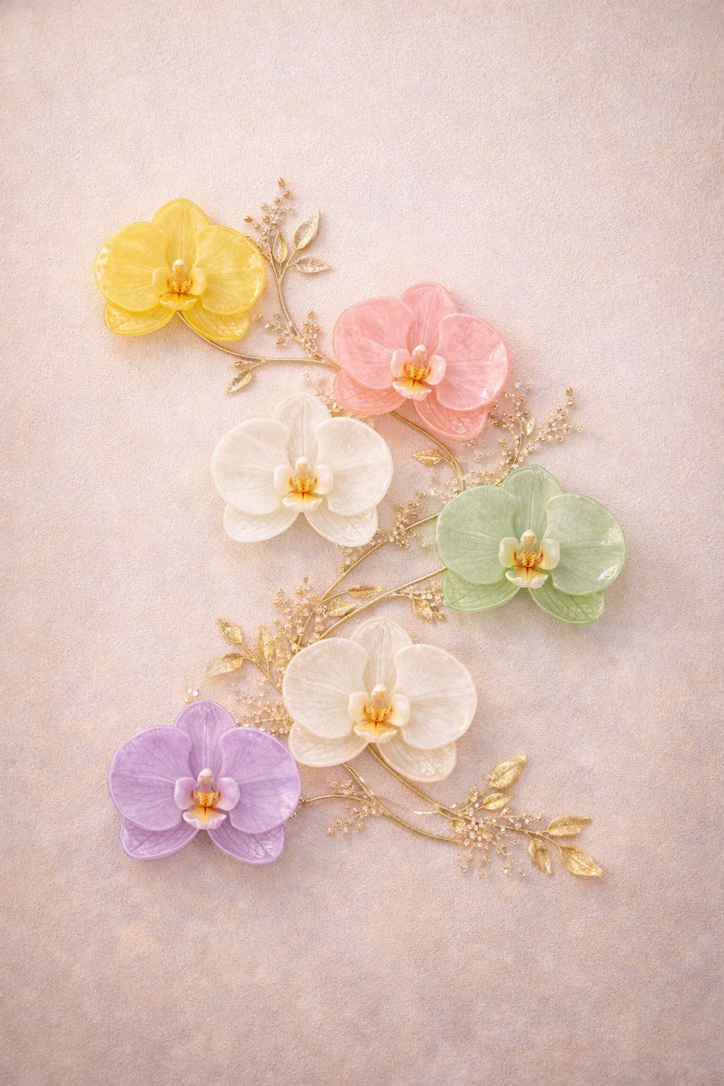 Orchid Silicone Flower Mold for Soap, Candles, Resin, Chocolate & Zefir