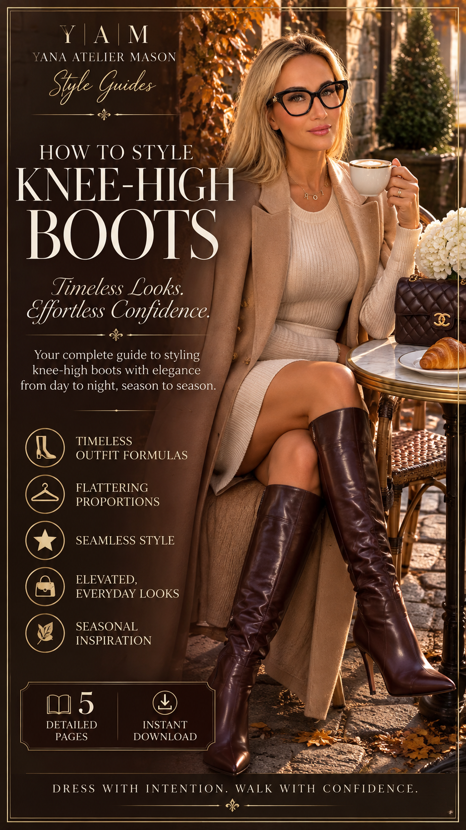 How to Style Ankle Boots | Women’s Fashion Style Guide | Fall Outfit Ideas, Boot Styling Tips & Timeless European Style (Copy)