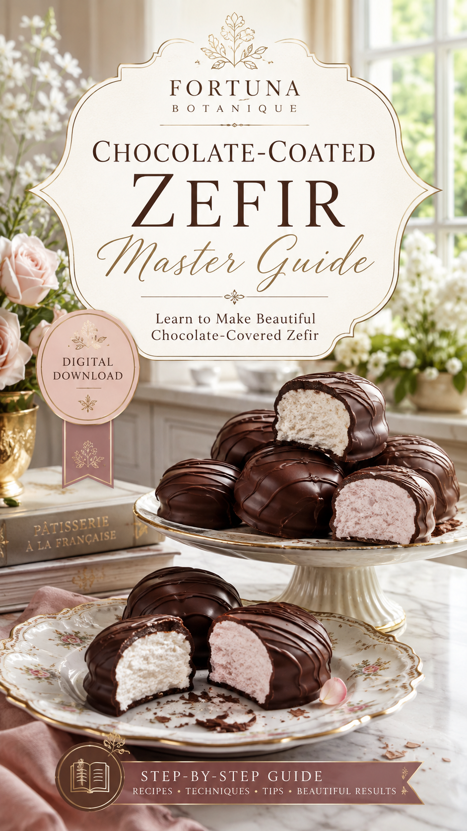 Chocolate-Coated Zefir Master Guide | Chocolate Dipping & Decorating PDF