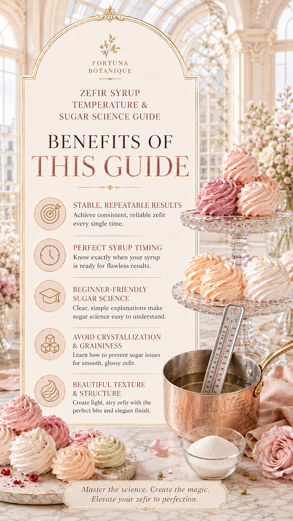 Zefir Syrup Temperature & Sugar Science Guide | Zefir Stability, Syrup & Texture Digital Guide