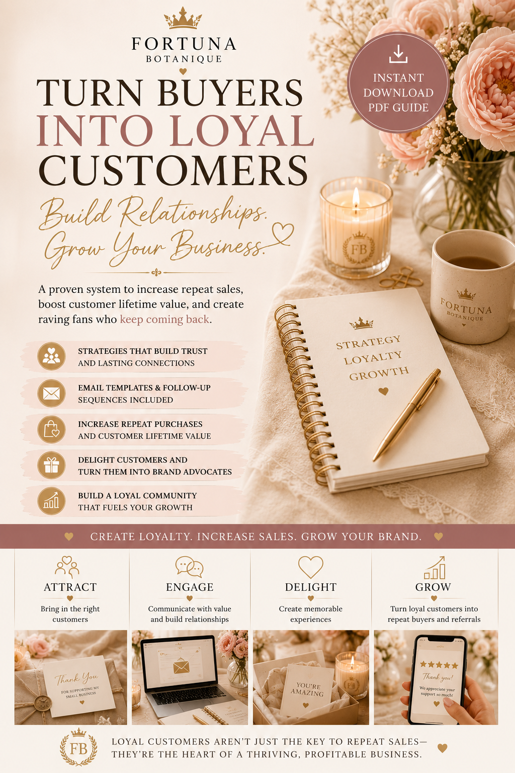 Customer Retention Blueprint: Turn One-Time Buyers Into Loyal, Repeat Customers (Digital PDF Guide)